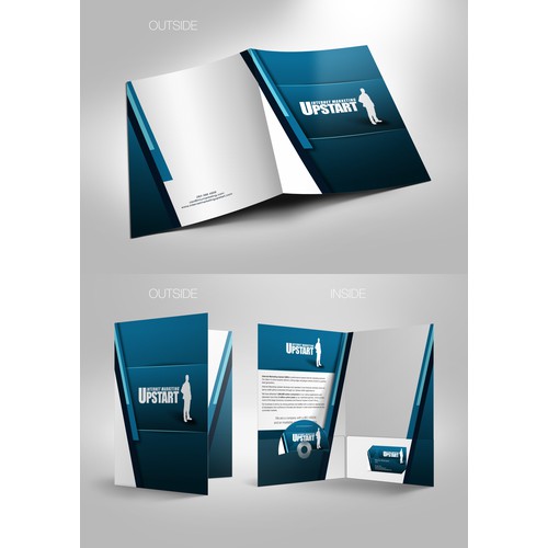 cool simple business folder