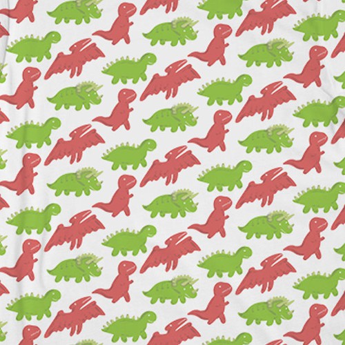 Dino pattern t-shirt design