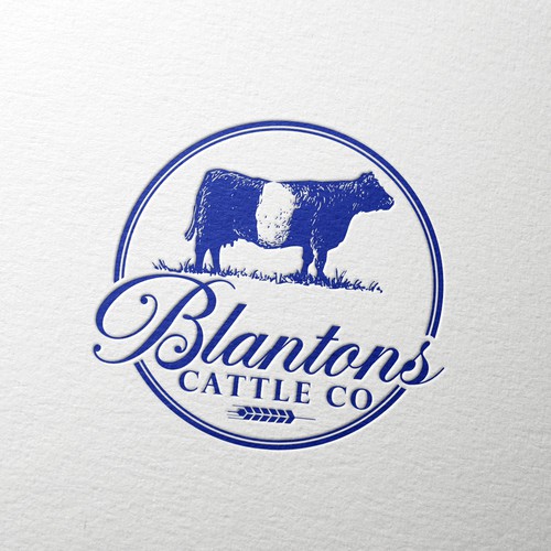 Logo Design for Blantons Cattle Farm