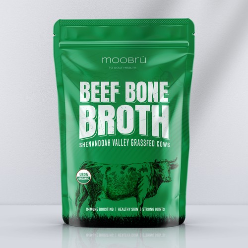 Packaging Design for Moobru - Beef Bone Broth