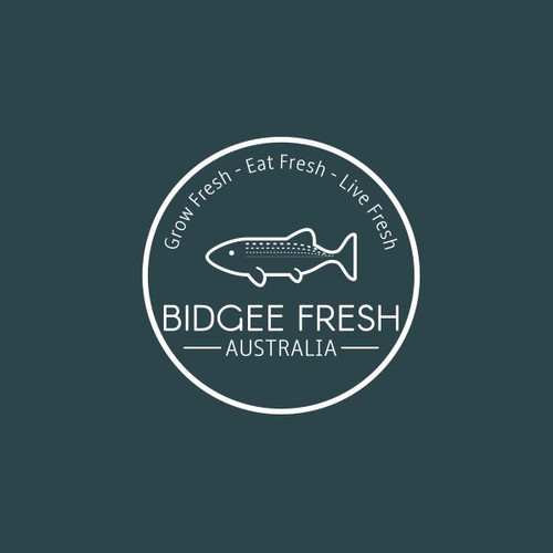 Logo concept for fish farm