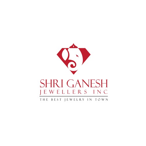 Simple logo for a retail Indian jewellery store