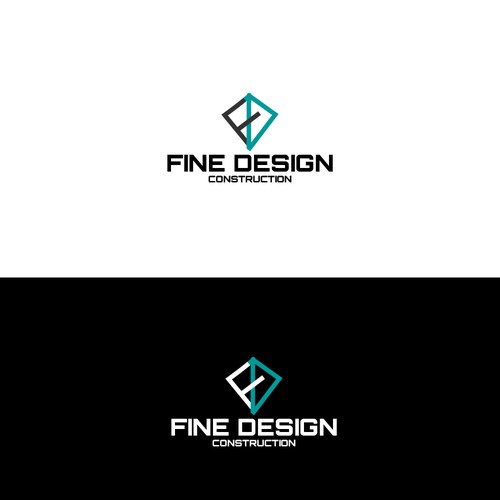 logo for fine design contruction