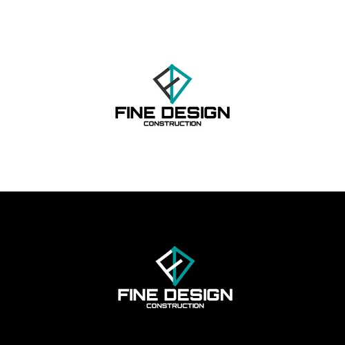 logo for fine design contruction