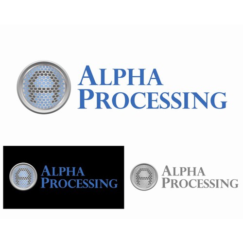 Alpha Processing Logo Design