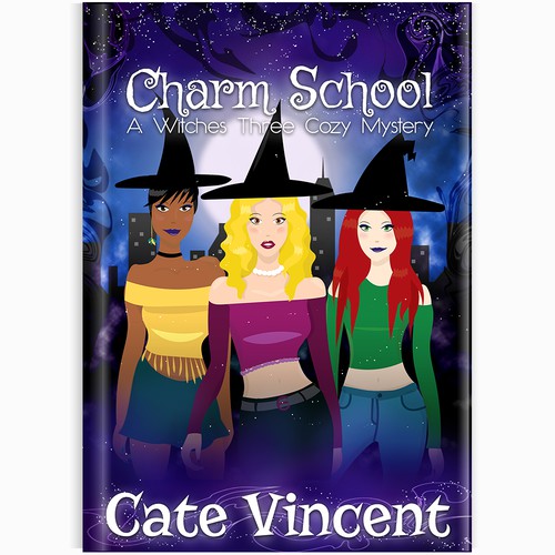 Cozy witchy book cover