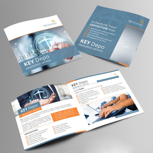 Bi fold brochure for Key Depo