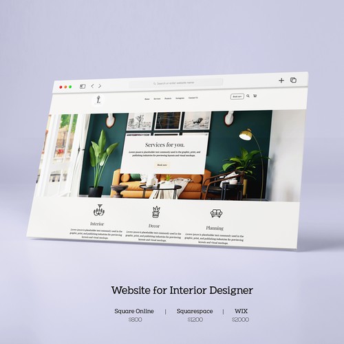 Website for Interior Designer