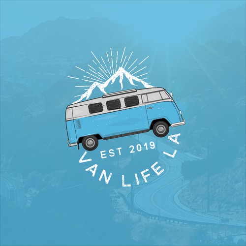 Vintage Logo For VanLife LA