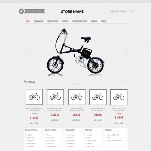 eCommerce Template Design Contest - Multiple Winners Guaranteed!