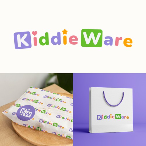 Kiddieware. Logo for a Baby Brand