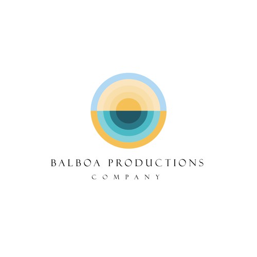 Logo for a California based production company which produces movies, tv drama series etc.(v. 2)
