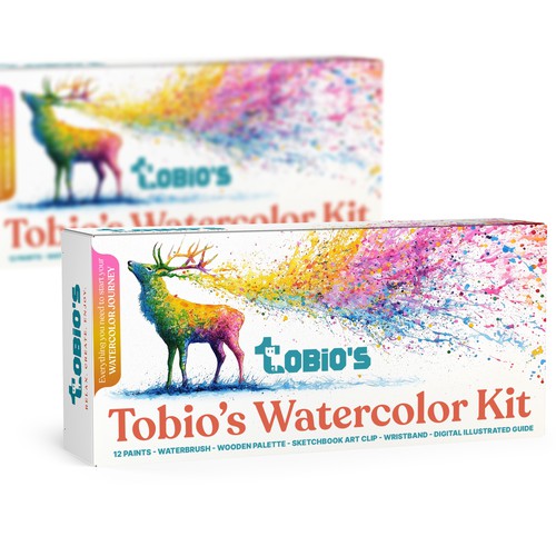 Tobio's Watercolor Kit - Retail Packaging