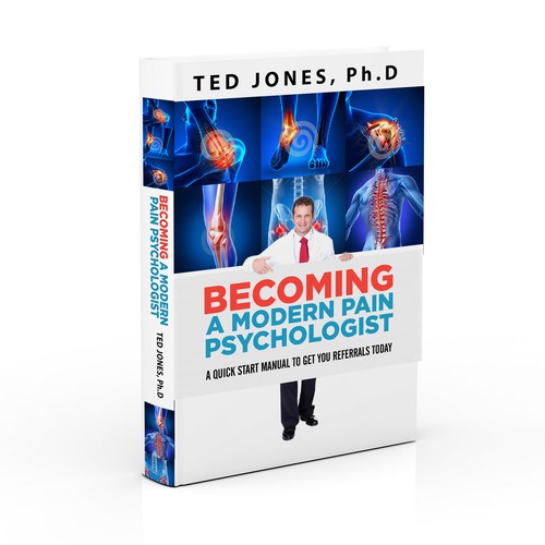 Design a book cover for a short book for pain psychologists.