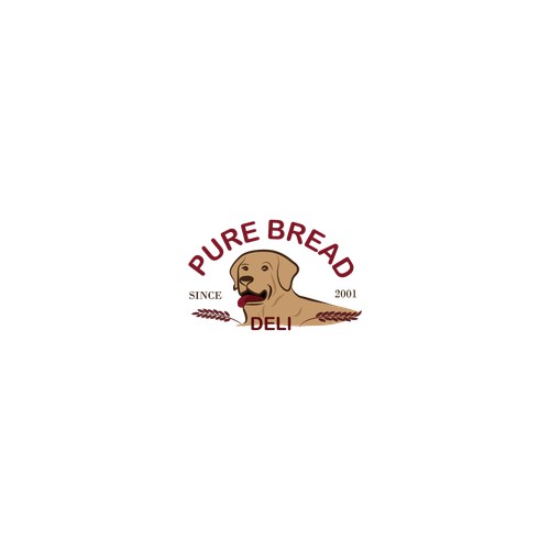 Pure Bread logo desing