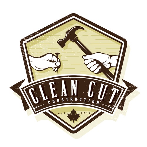 Create a classic, rugged, rustic, original and "clean cut" logo for ayoung construction/carpentry company