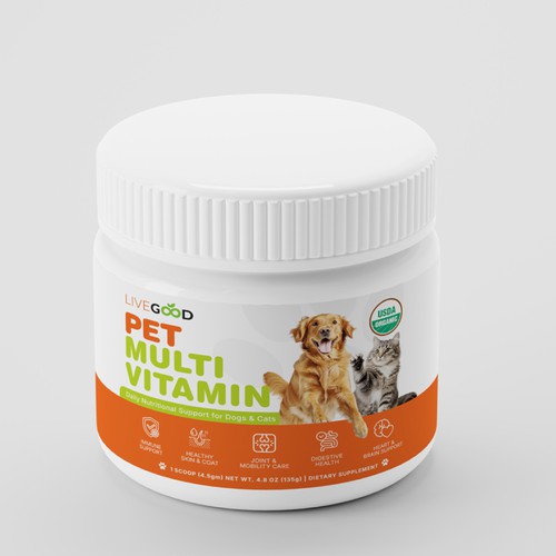 Packaging Design for Pet Multivitamin