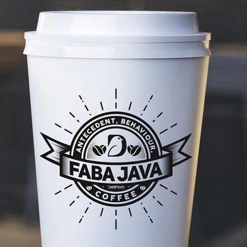 Great Lable Design Coffee Logo Cup