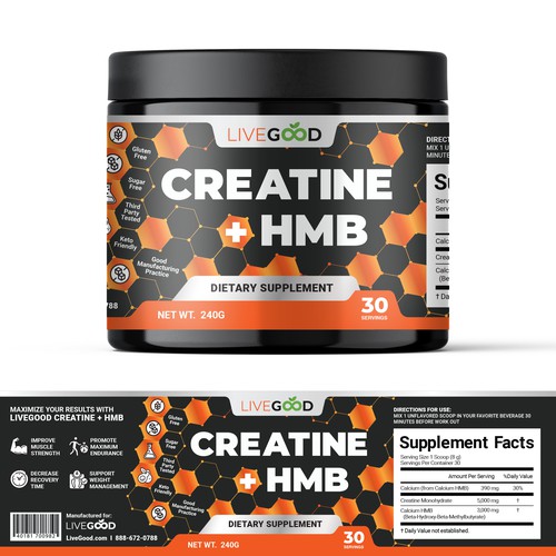 LIVE GOOD CREATINE +HMB