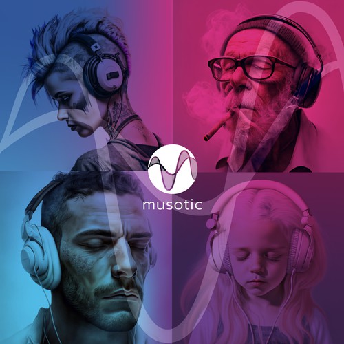 Logo for music app