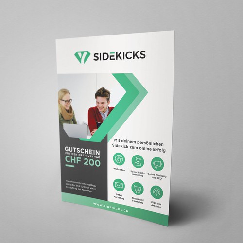 Flyer: Sidekicks rocken Dein Online