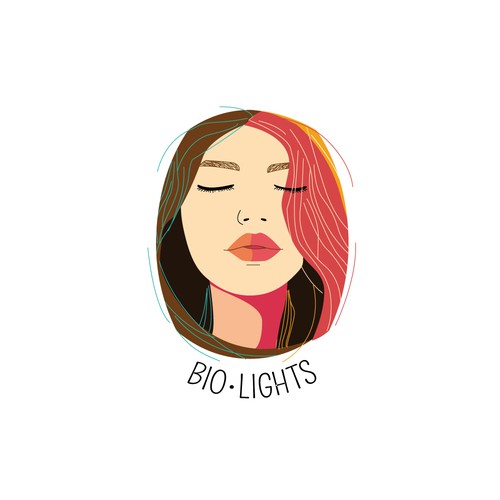 Logo concept for a hair product