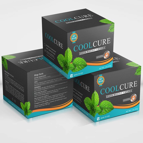 Box package design for Coolcure
