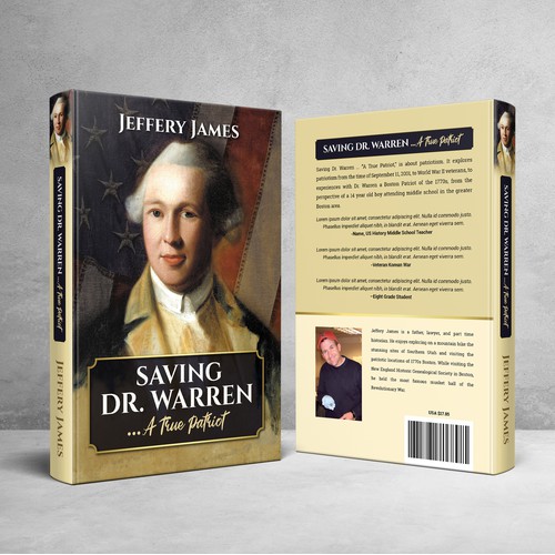 American History Book Cover Design