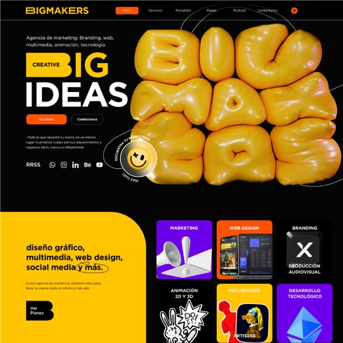 Big maker web design