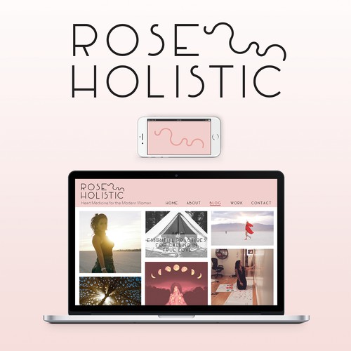 Logo concept for Rose Holistic