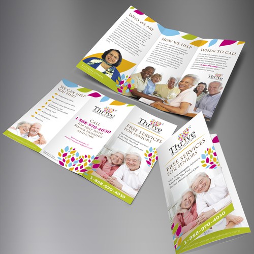 Thrive Senior Advisors Trifold brochure