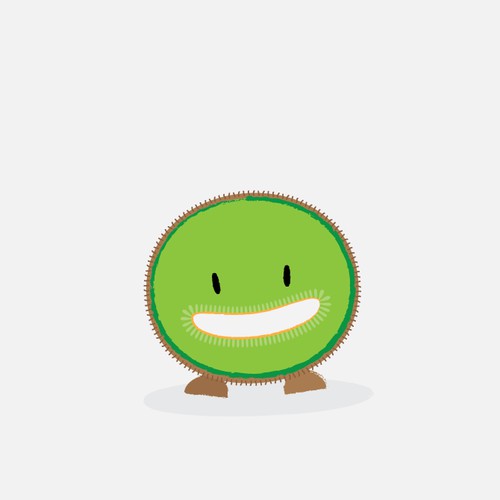 Kiwi Fruit Mascot