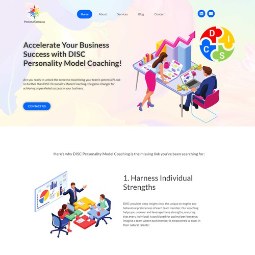Wordpress Theme for personal-compass.com