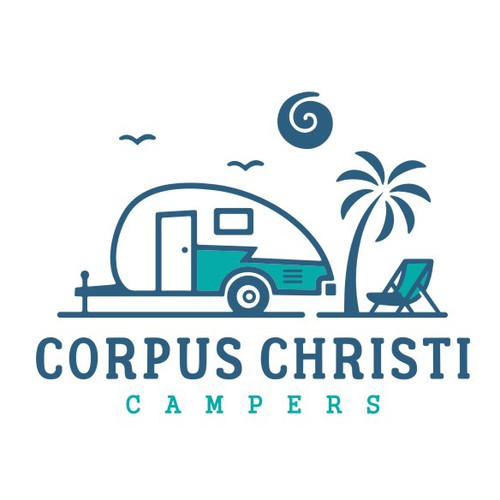 Logo & Brand Identity Pack for Corpus Christi Campers