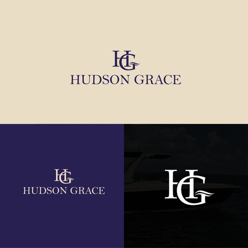 Yacht logo concept.