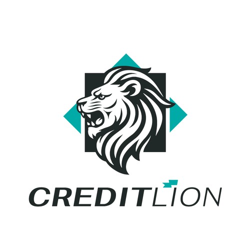 Credit Lion logo concept