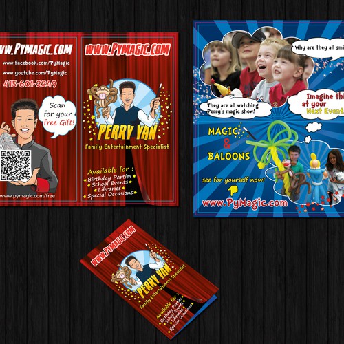 Magician needs a New business card