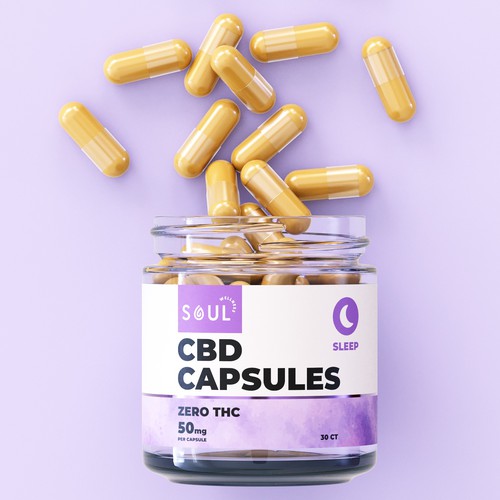 Packaging Design for CBD capsules