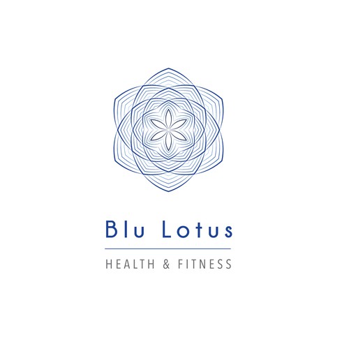 Logo for "Blue Lotus – Health & Fitness"