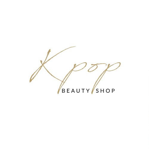 Modern, Feminine and Luxurious logo for KPOP Beauty Shop