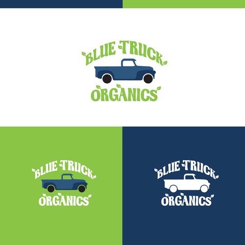 Logo design for Blue Truck Organics