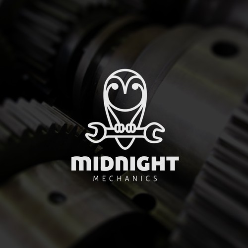 Creative logo for Midnight Mechanics