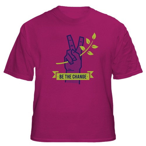 Be The Change Retro T-Shirt