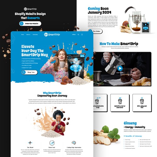 Coffee Shopify Website 