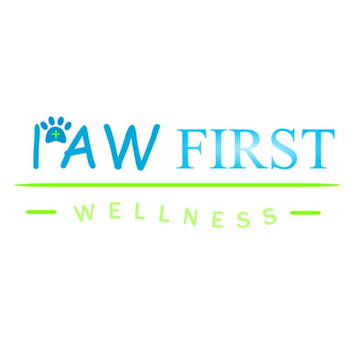Paw first wellness - rectangle logo