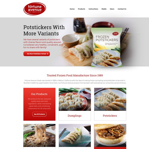 Web Design For Fortune Avenue