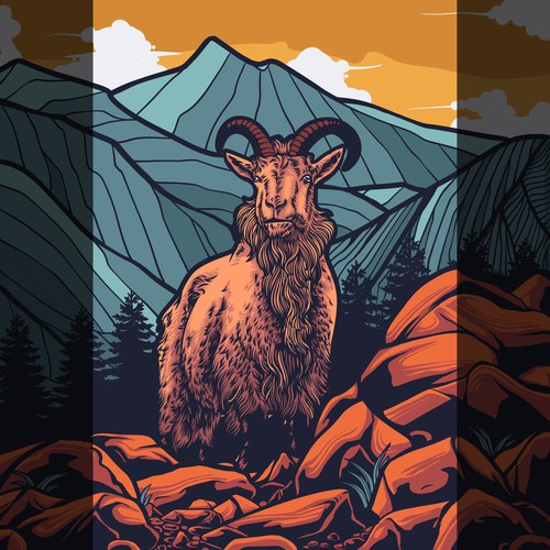 Mountain goat climb