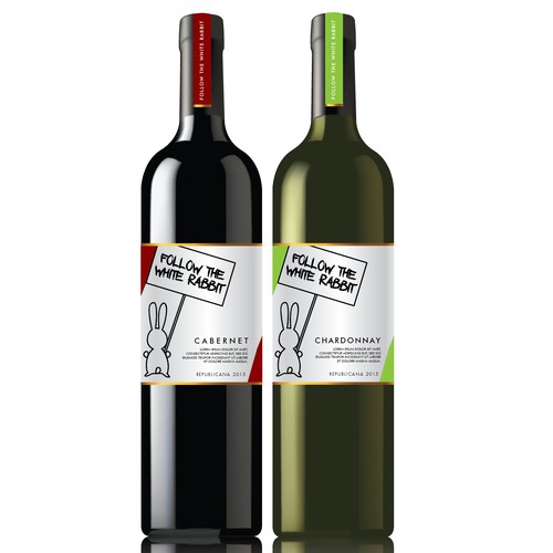 Wine label design