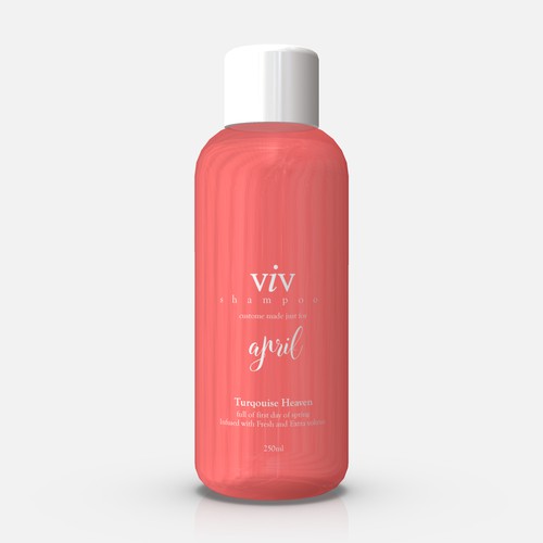 Shampoo label design