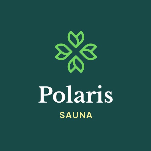 Logo for Polaris Sauna, a sauna and hot tub selling company